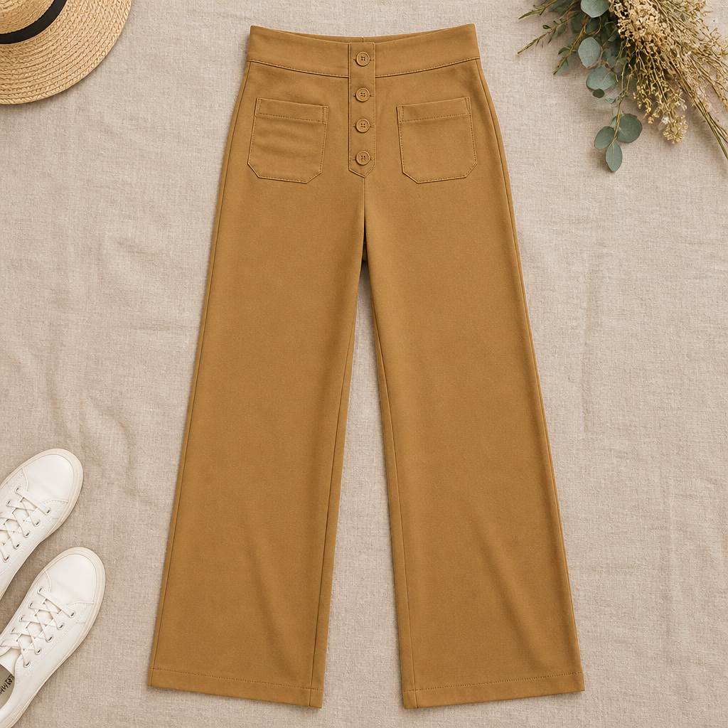 VelviaFlex™ High-Waist Stretch Pants — Smooth Your Waist, Move Freely, Own Every Moment