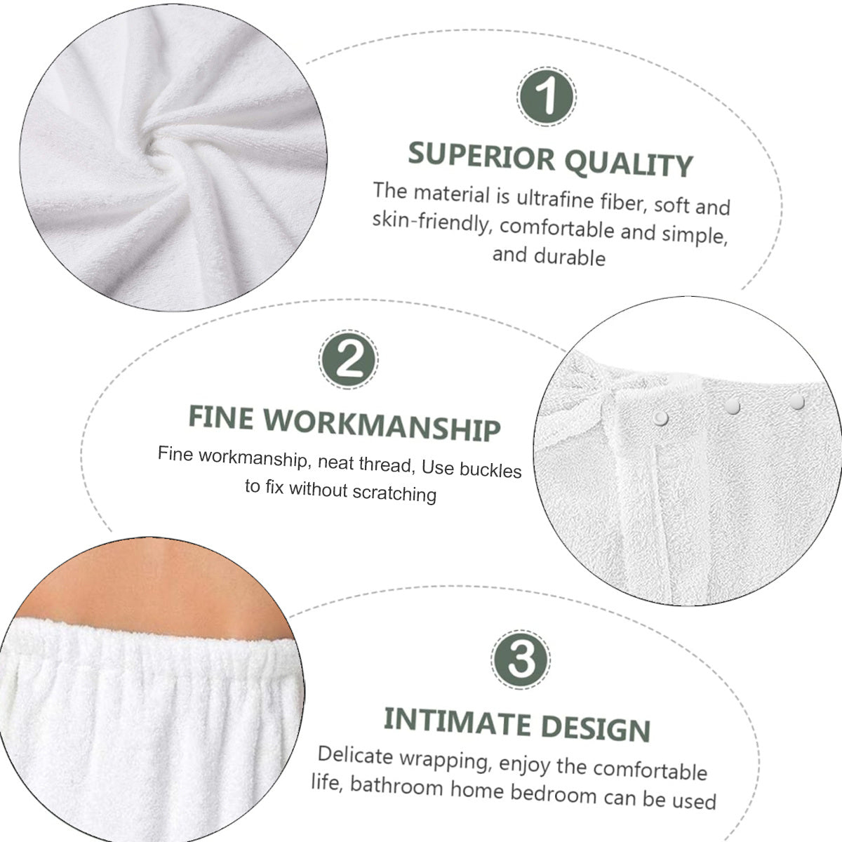 SerenityWrap - Luxurious Lightweight Bathrobe & Towel Set
