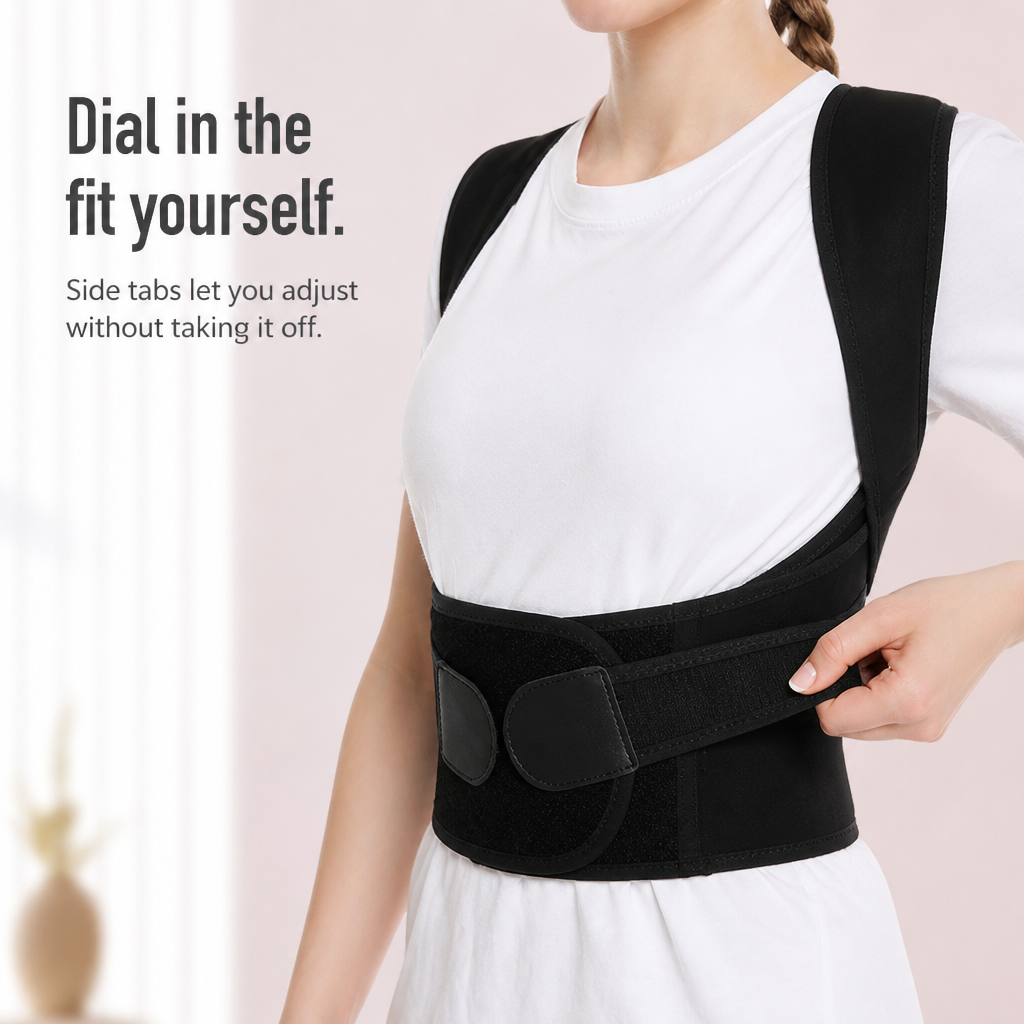 AlignPro™ — Correct Rounded Shoulders and a Stiff Lower Back with a Single Brace