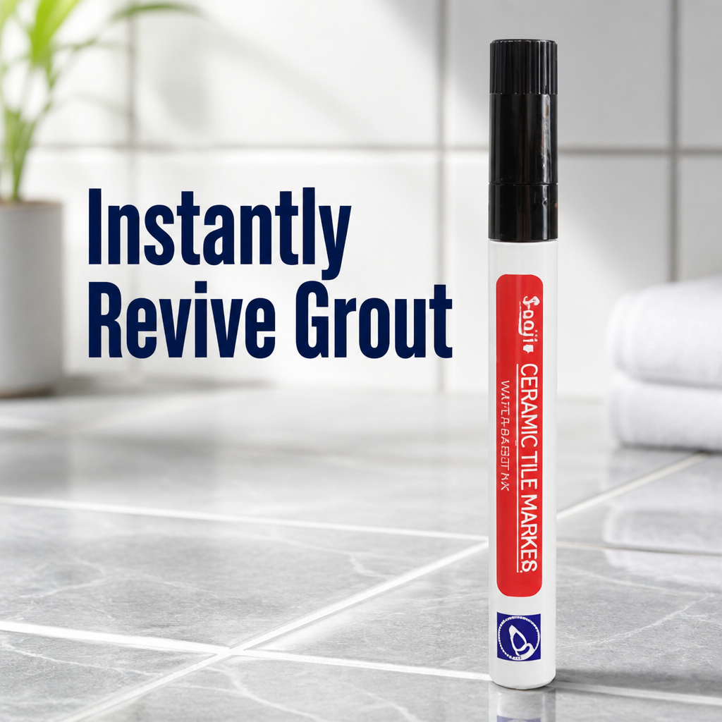 PureSeal™ Grout Renewal Pen — Instantly Revive Grout and Lock Out Mold for a Spotless, Proud Home