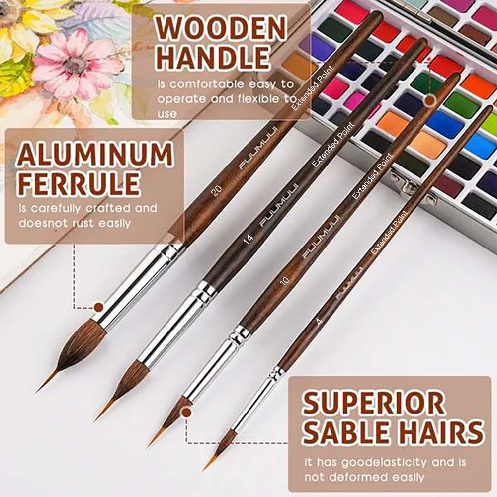 LumaCraft™ Precision Brushes — Paint Perfect Masterpieces with Effortless, Pinpoint Control