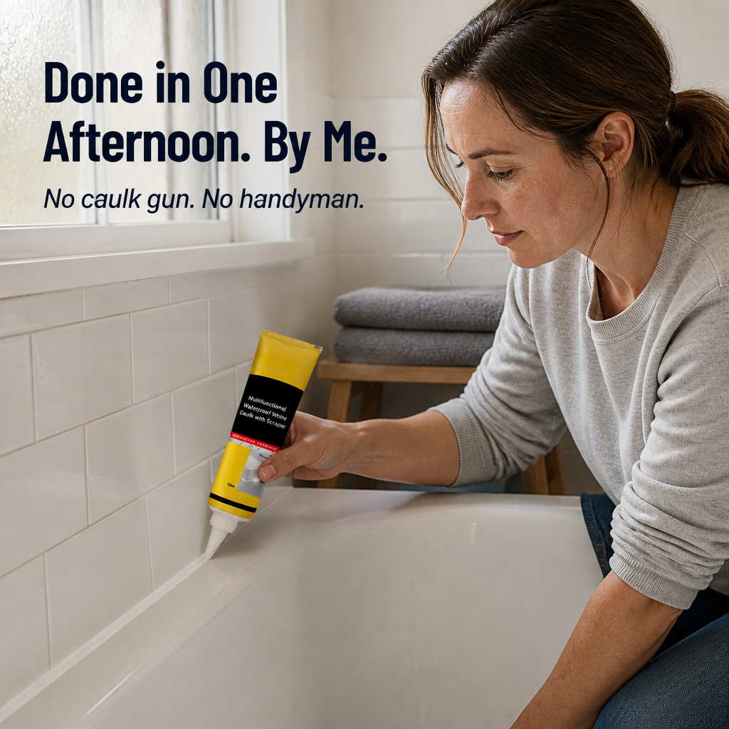 AquaShield™ — Reseal Kitchen and Bathroom Edges Without Using a Caulk Gun
