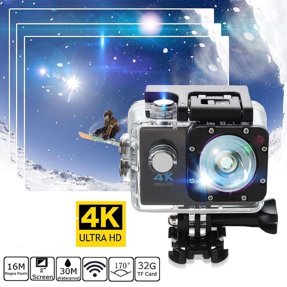 AdventurePro 4K Waterproof Camera with WiFi Streaming