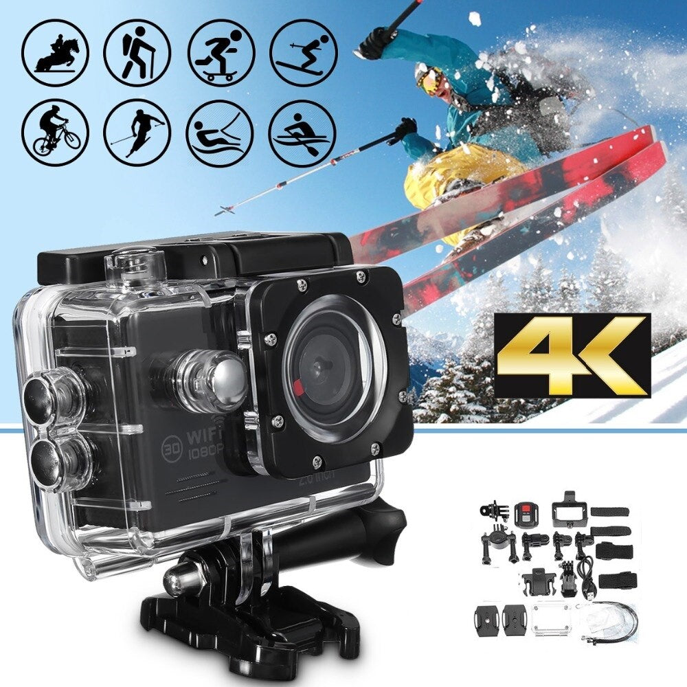 AdventurePro 4K Waterproof Camera with WiFi Streaming