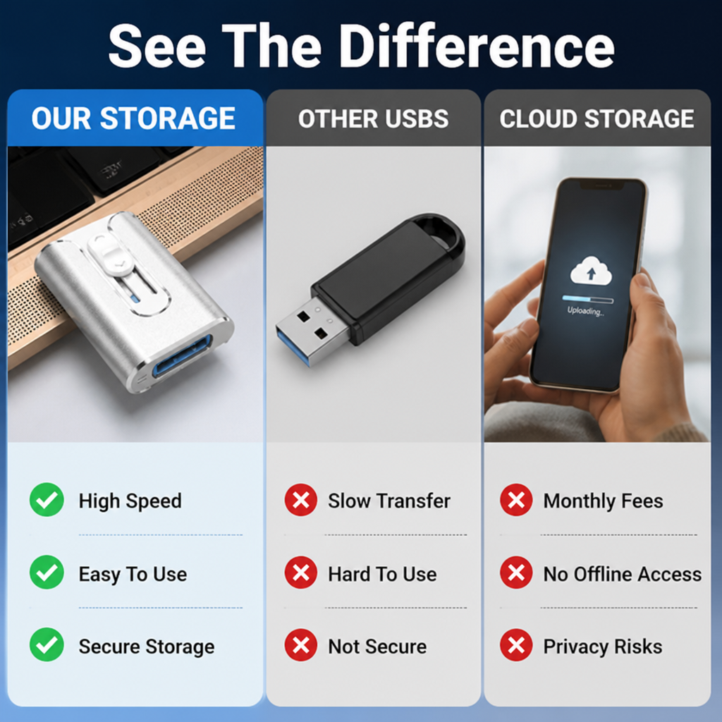 VantaFlash™ — Your Stylish, Unbreakable Vault for Every Memory and Moment