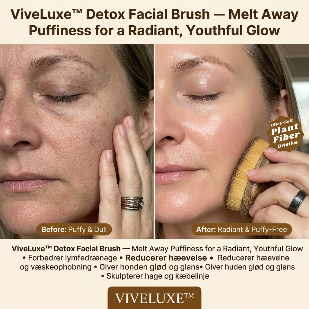 ViveLuxe™ Detox Facial Brush — Melt Away Puffiness for a Radiant, Youthful Glow