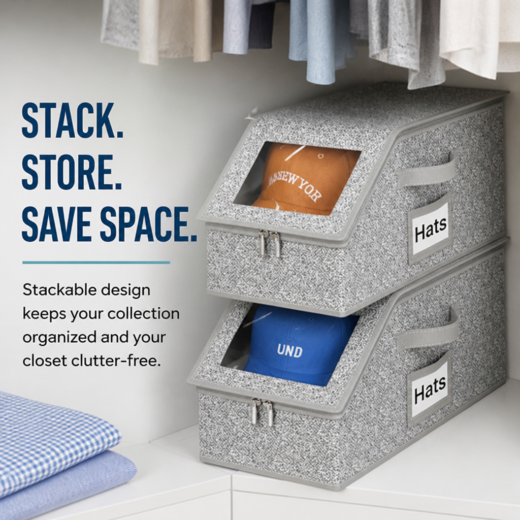 CapSilo™ — Rock-Solid Hat Storage That Keeps Your Collection Flawless and Ready to Impress
