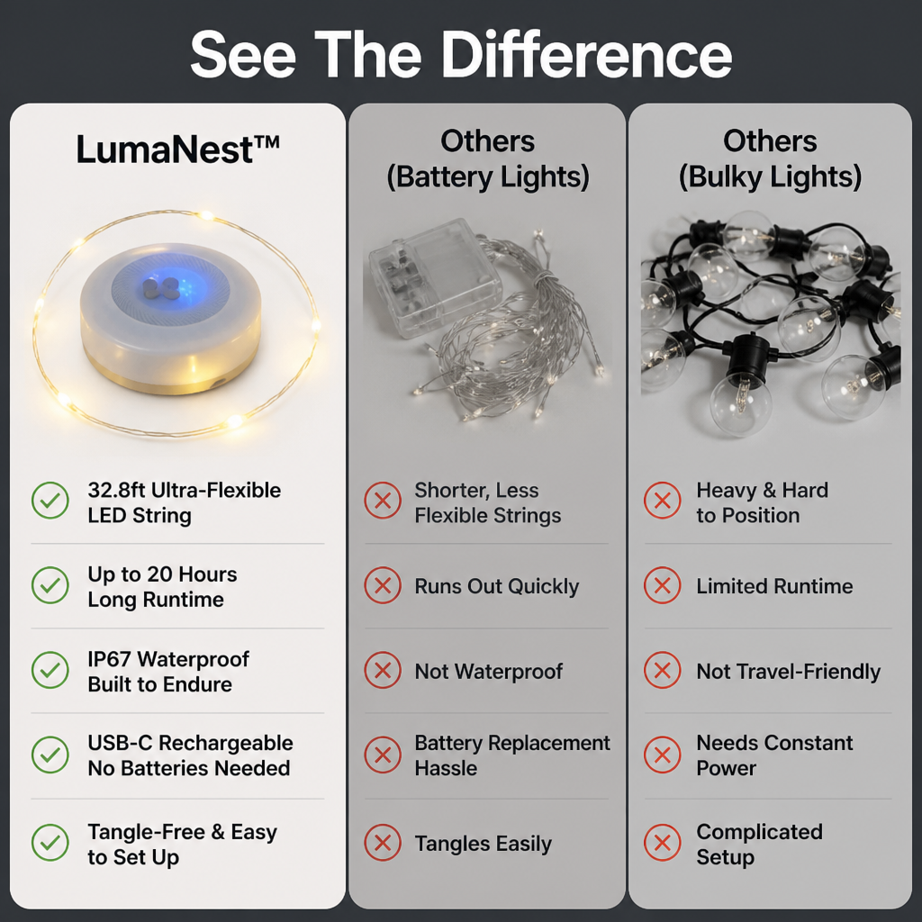 LumaNest™ — Wrap Your World in Warm, Endless Glow Wherever You Go