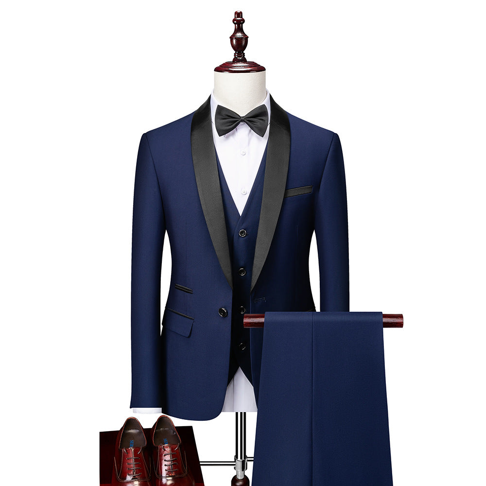 Men's Tailored Three-Piece Suit | Modern Slim Fit