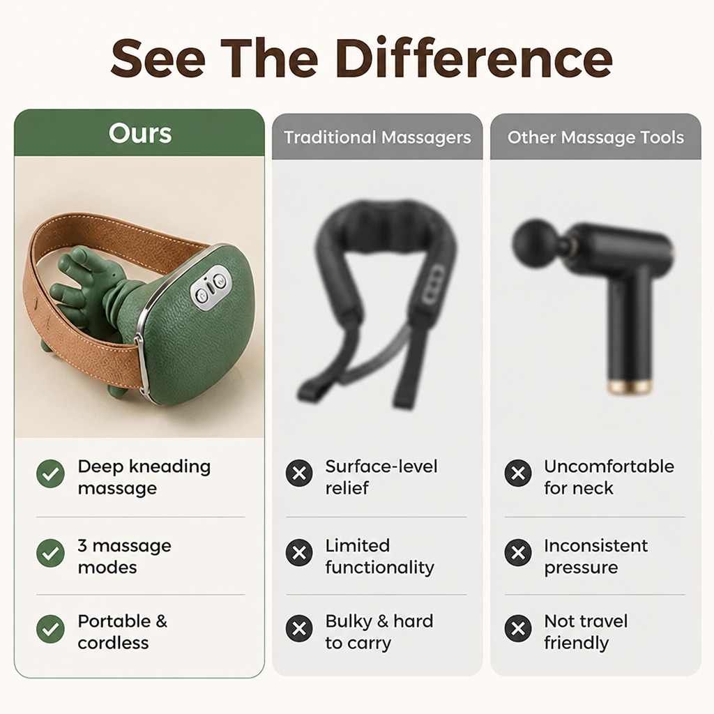 NeckEasePro™ — Melt Away Neck Pain Instantly and Power Through Your Day Pain-Free