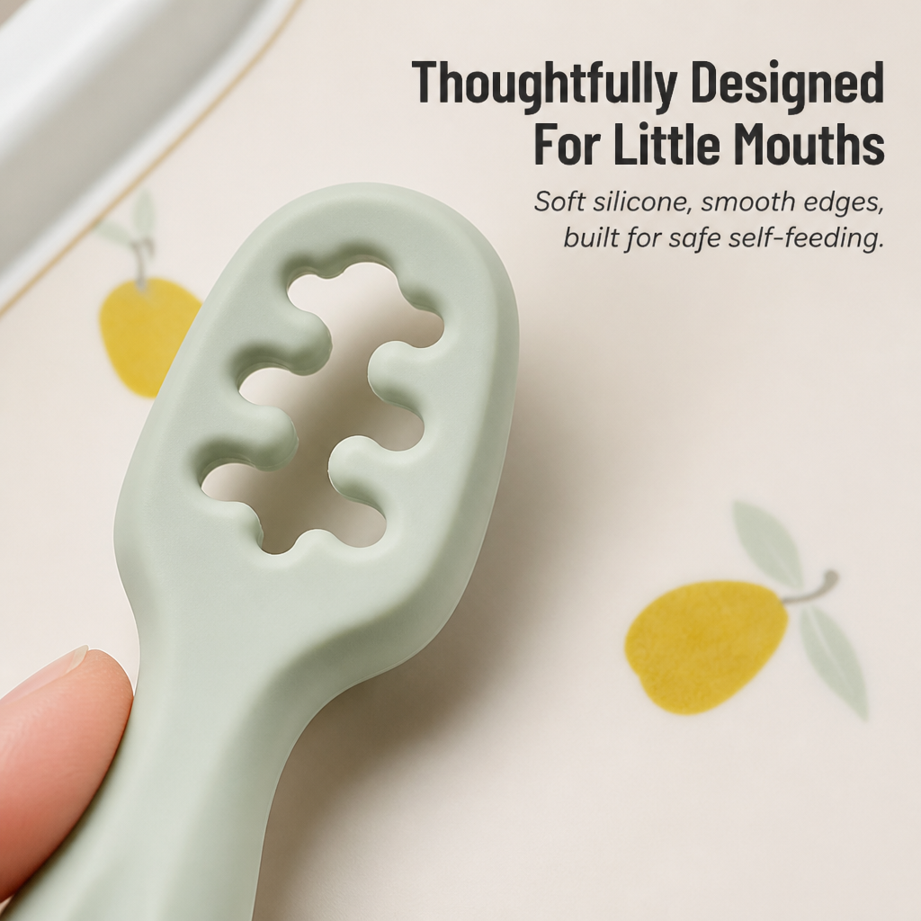 Velaree™ Starter Spoon — Turn Mealtime Mess Into Confident, Joyful First Bites