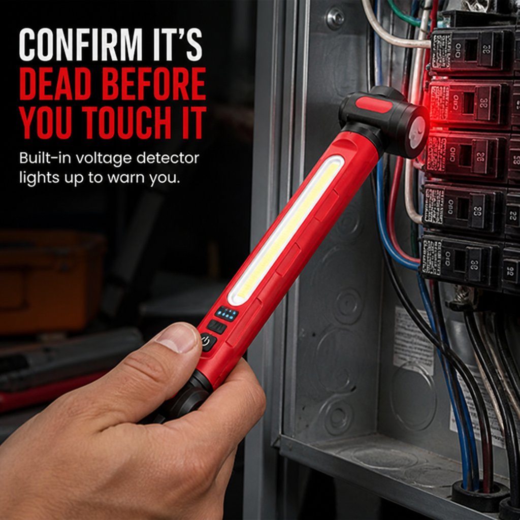 LumiPro™ Magnetic LED Light — Hands-Free Brilliance That Powers Every Project
