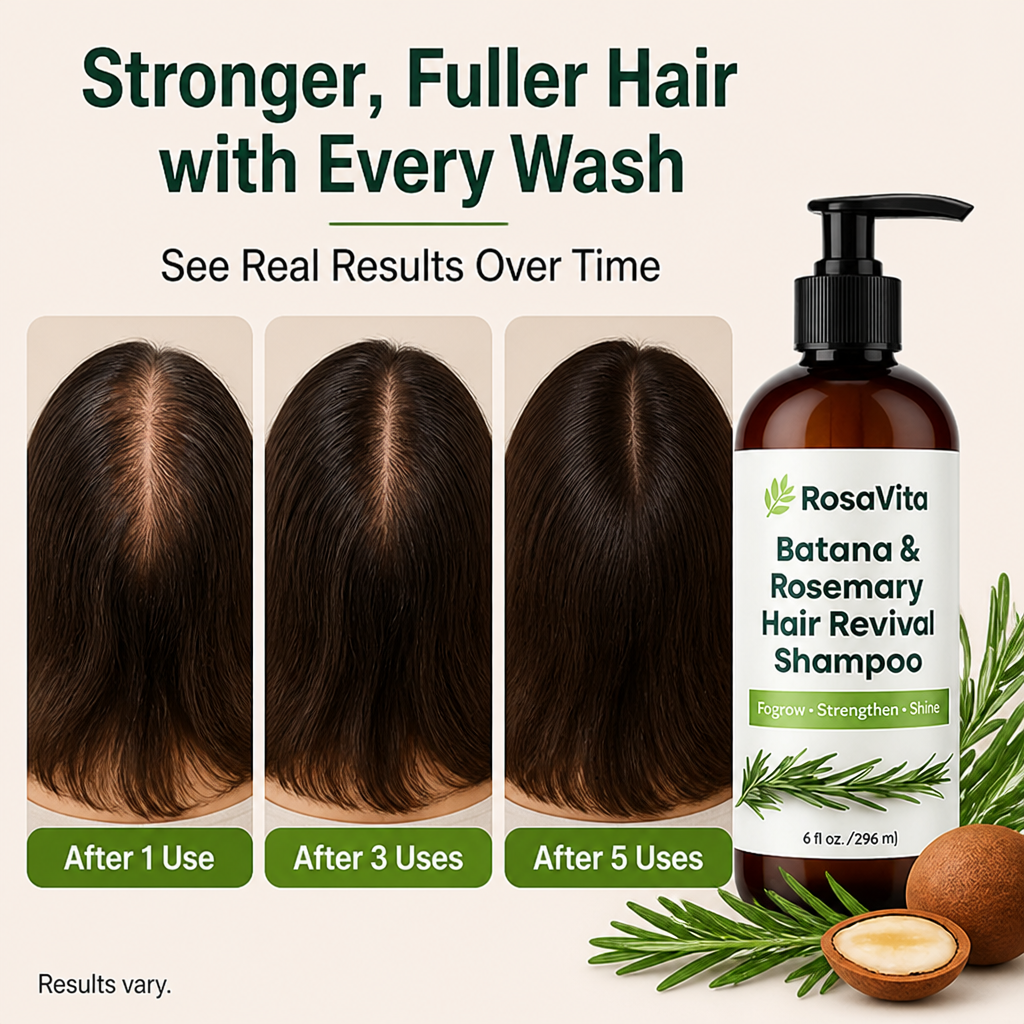 RadiantRoots™ Batana & Rosemary Shampoo — Bring Back Thick, Lively Hair That Commands Attention