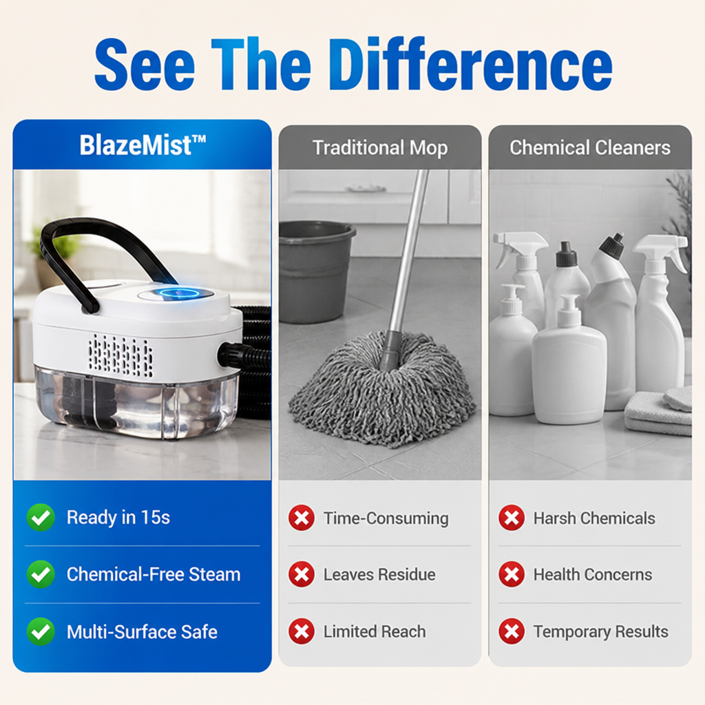 BlazeMist™ — Dominate Dirt Instantly for a Safer, Fresher Home