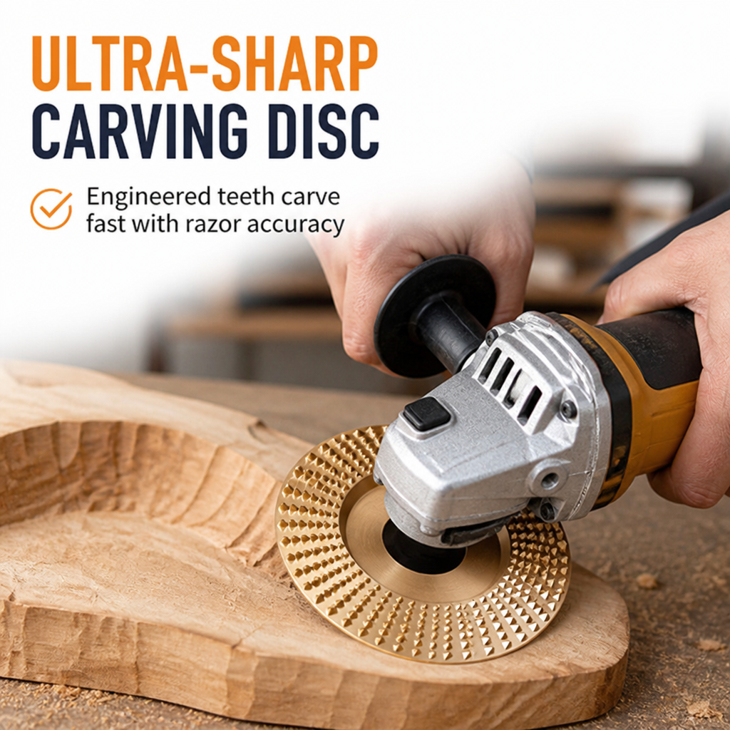 GrainMaster™ Precision Disc — Carve Faster, Create Sharper, Impress Every Time