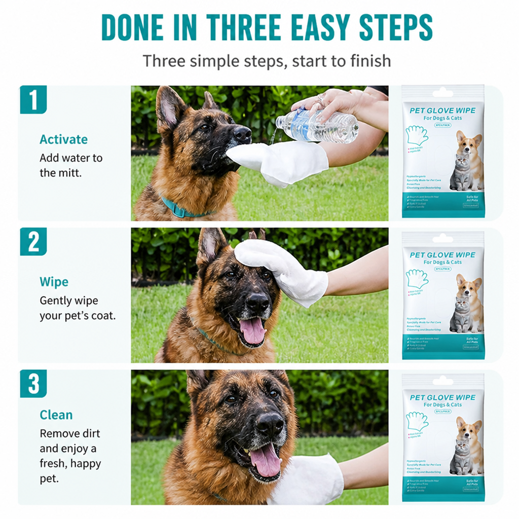 FreshPaws™ Mitts — Keep Your Dog Soft, Fresh, and Calm Anywhere, Anytime