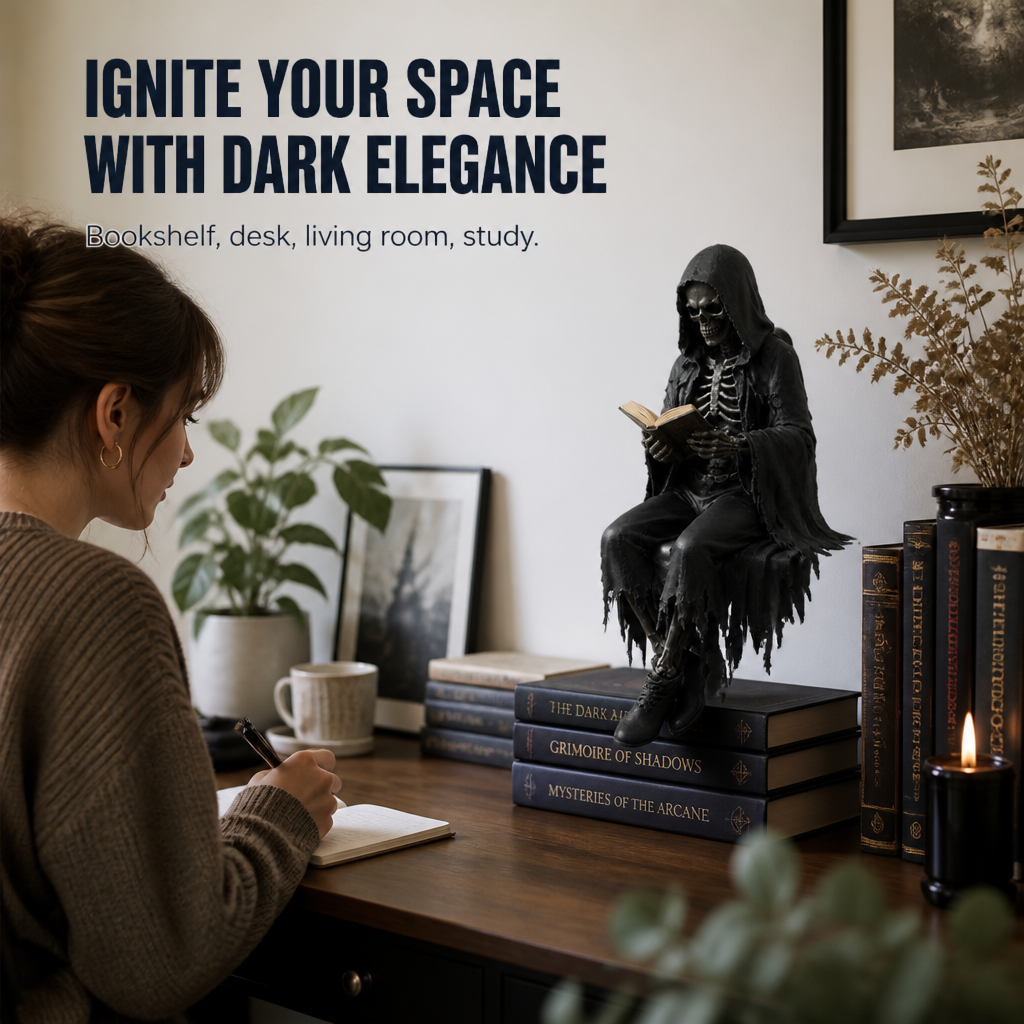 ObscuraSentinel™ — Ignite Your Space with Dark Elegance and Timeless Mystery