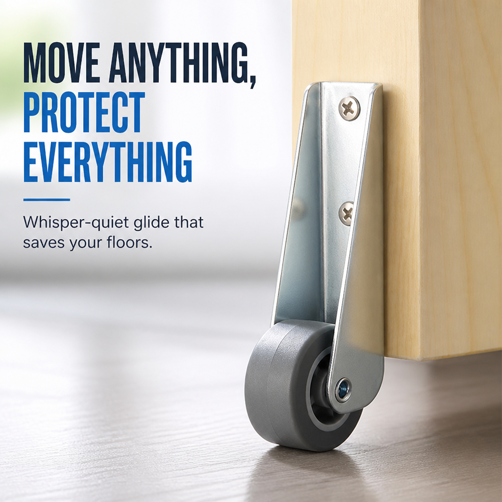 GlideSure™ — Transform Your Furniture Into a Whisper-Quiet, Effortless Mover