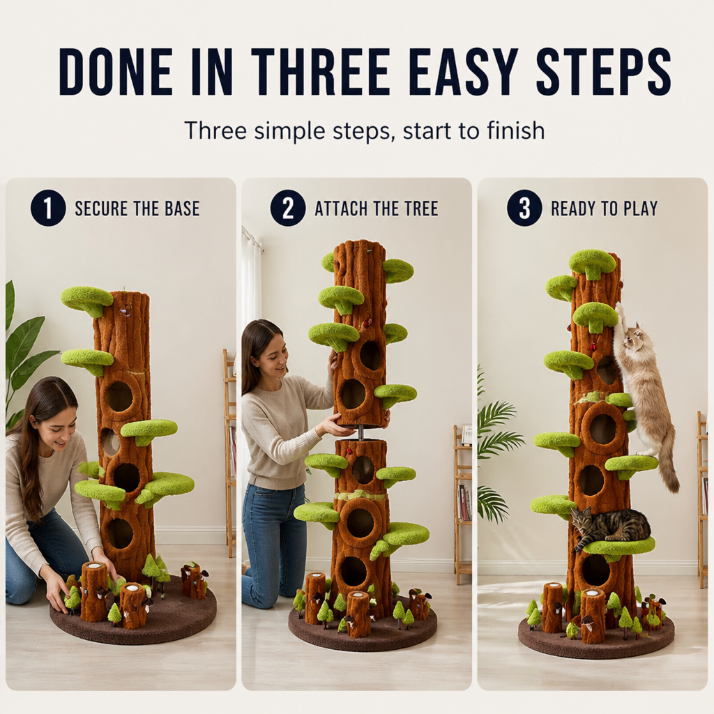 ClimbNest™ — Turn Your Cat’s Energy into Pure Joy and Stylish Calm