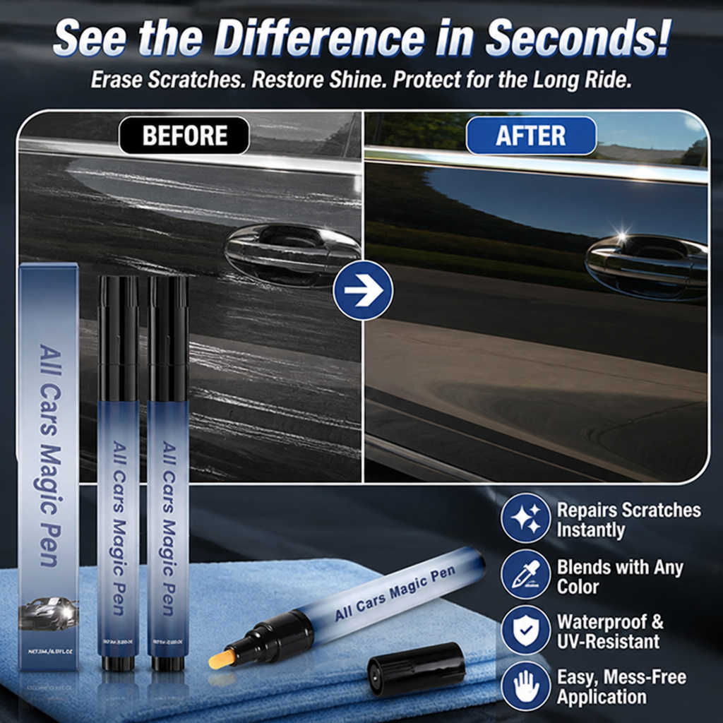 FlawLessPro™ Touch-Up Pen — Instantly Erase Scratches and Drive with Unstoppable Confidence