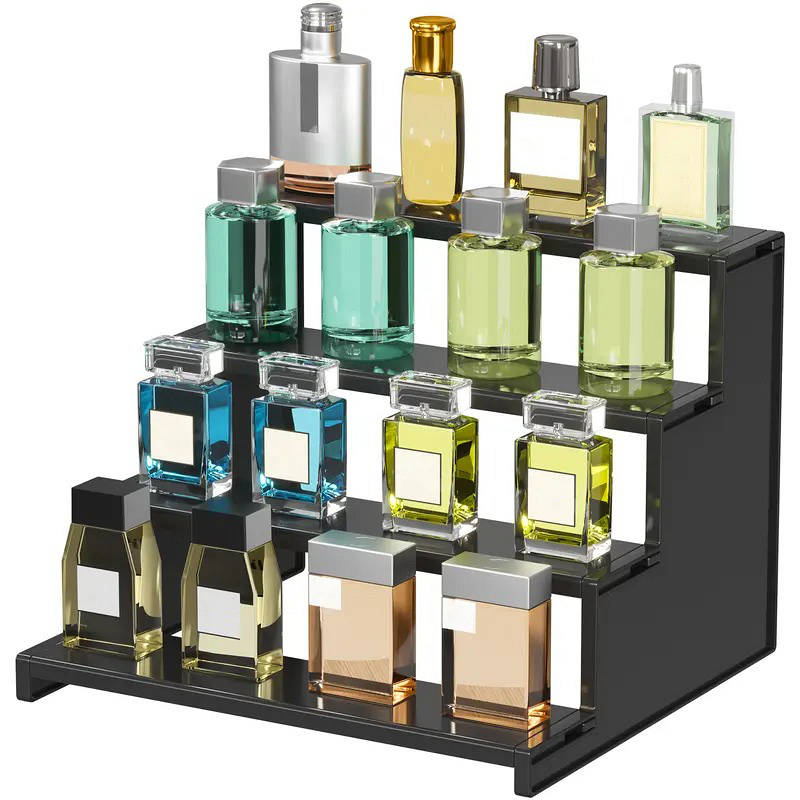 Elegant 4-Tier Acrylic Organizer for Perfumes and More