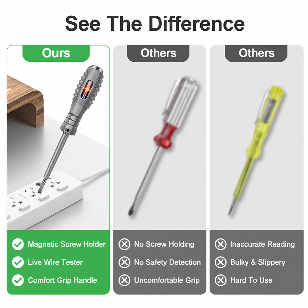 VoltGrip™ — Take Control with Safe, Screw-Holding Precision Every Time