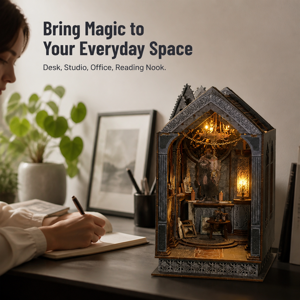ShadowHaven™ — Transform Your Shelf into a Living, Candlelit Fantasy Realm