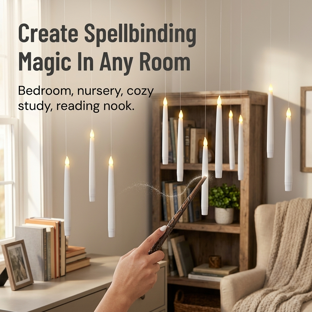 LumaMyst™ Floating Candles — Ignite Safe, Mesmerizing Magic That Transforms Any Room Instantly