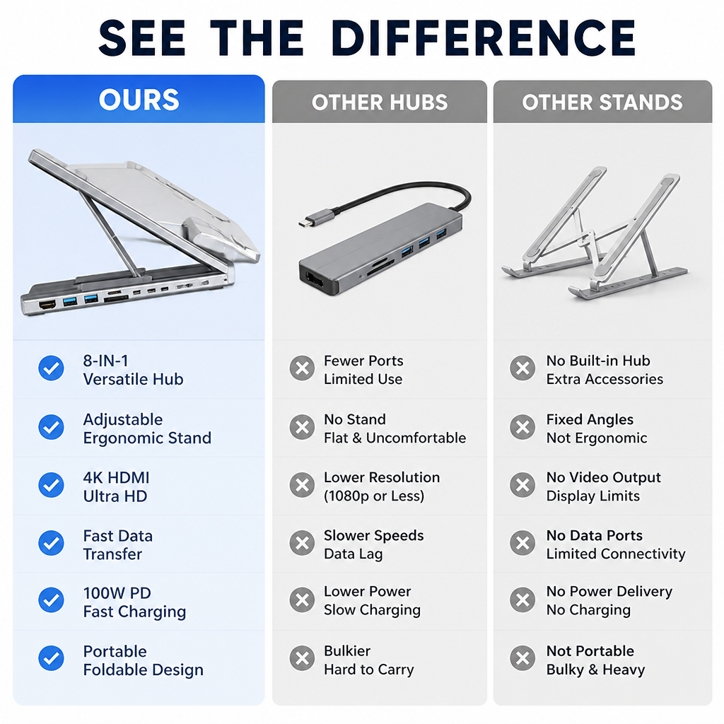 VersaFusion™ — Master Your Desk with Seamless Power and All-Day Comfort
