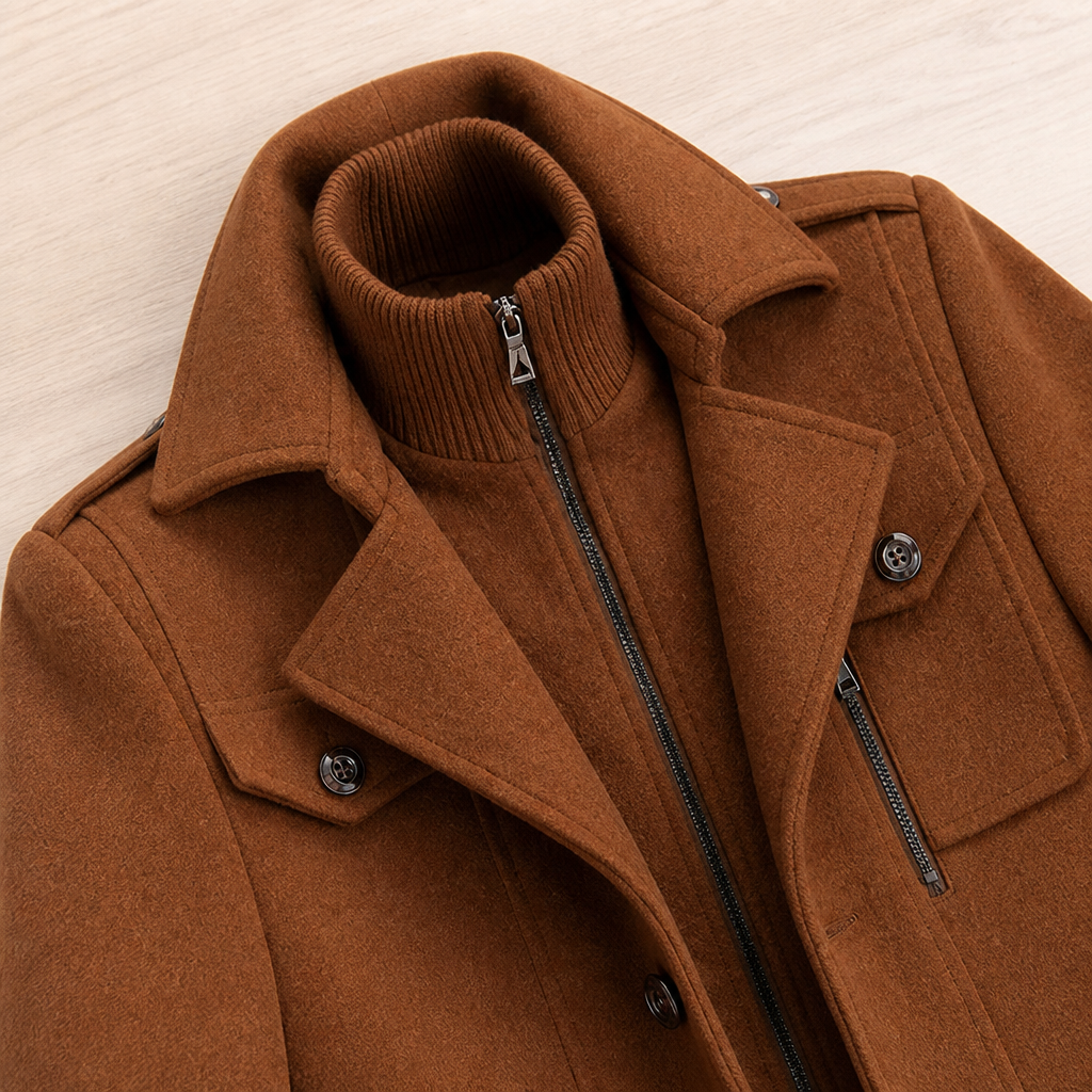 Double Shield Wool Coat™ — Command Warmth and Confidence Wherever You Go