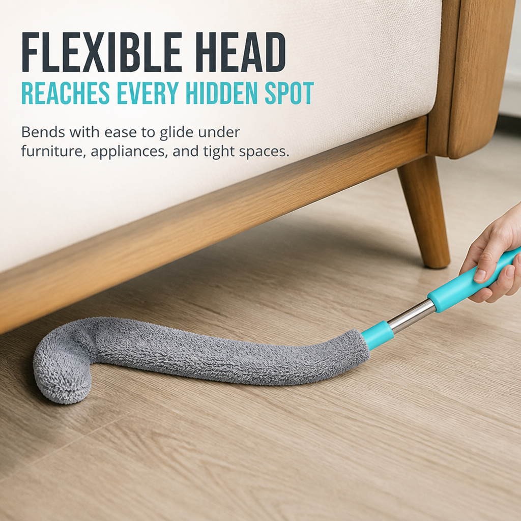 GlideClean™ — Clean Every Corner Without Bending or Back Pain