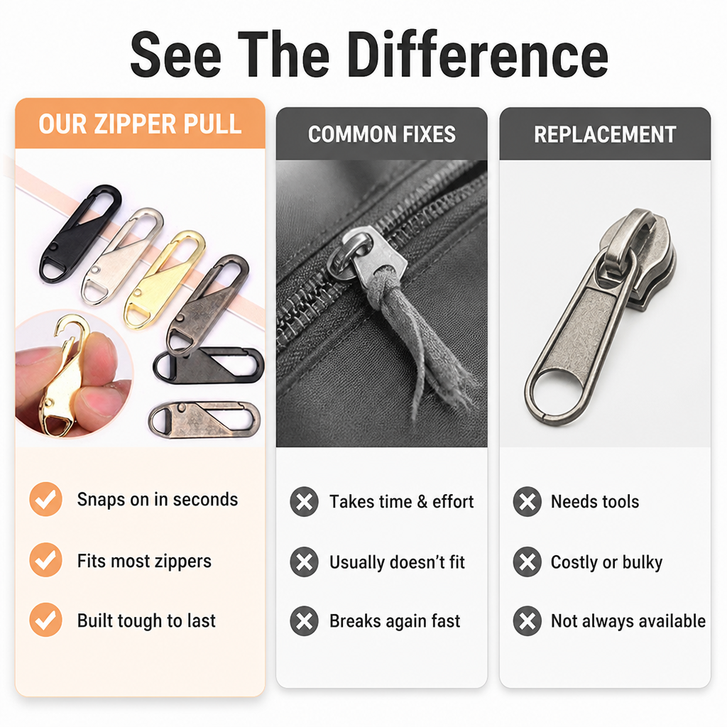 ZipSnapPro™ — Snap On Strength That Revives Every Zipper Instantly