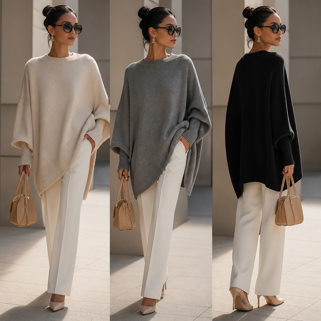 VeluraMist™ Cascade Sweater — Wrap Yourself in Soothing Warmth and Effortless Confidence