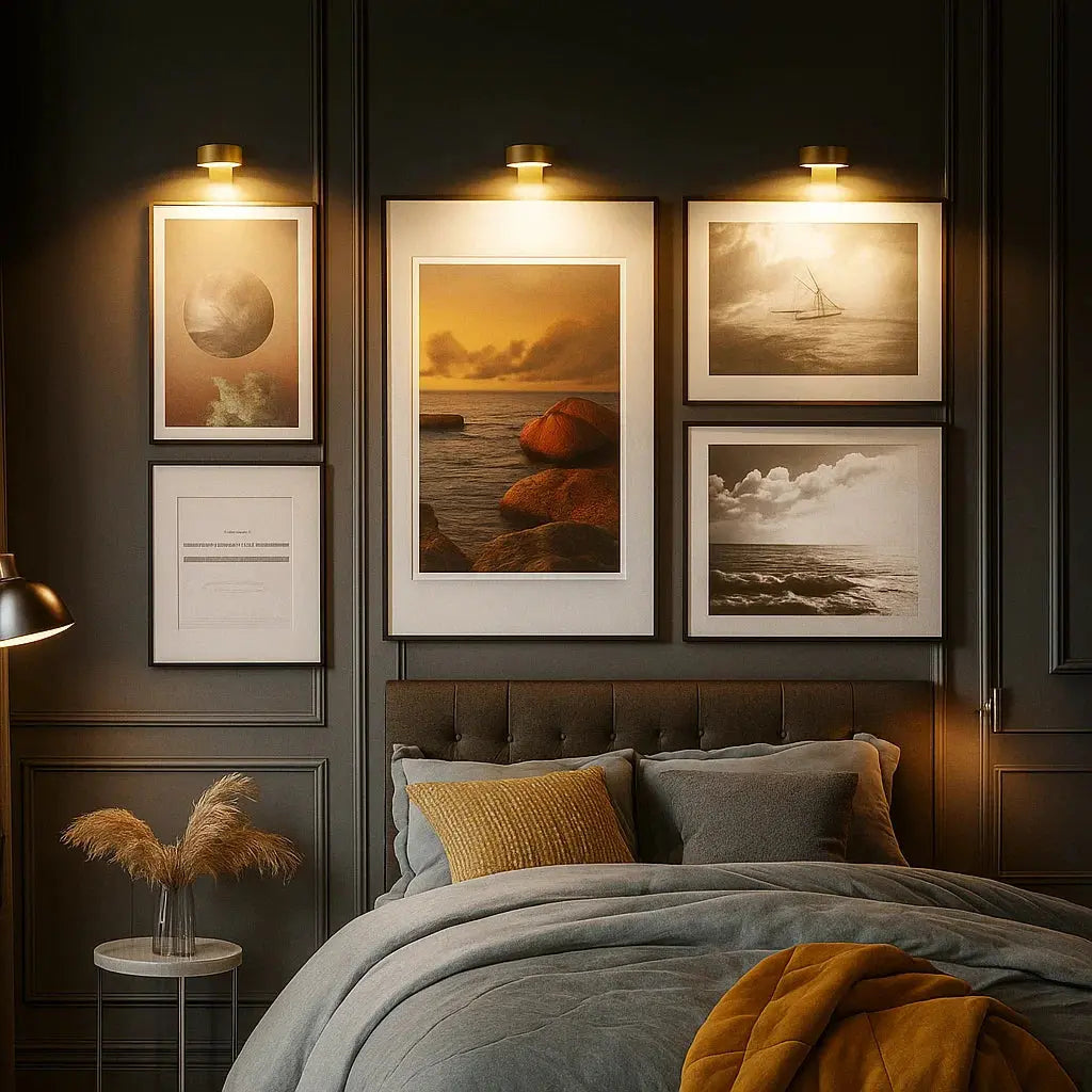 Convert Any Photo Into Art – Gallery-Style Lighting Without Drills & Wireless Setup