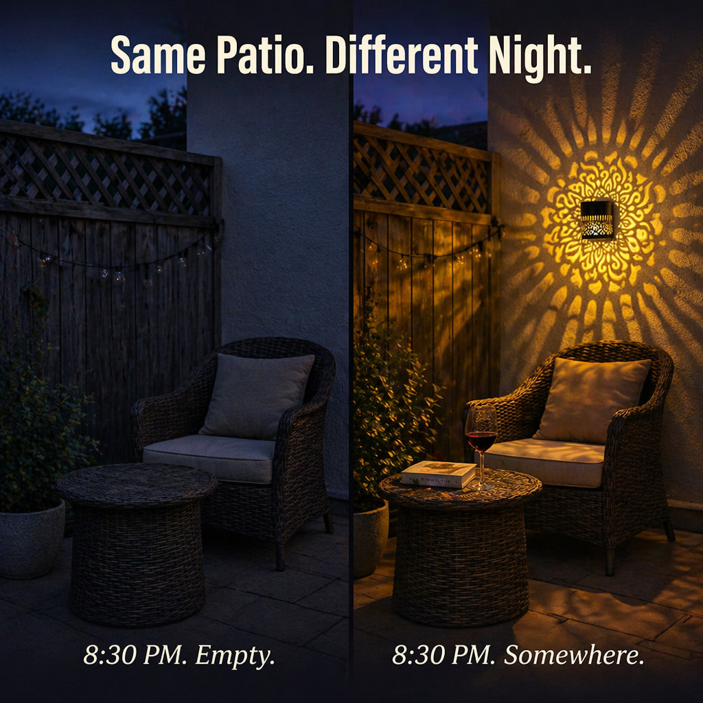 LunaAura™ — Turn Your Nights into Beautiful Solar-Powered Mandala Wonders