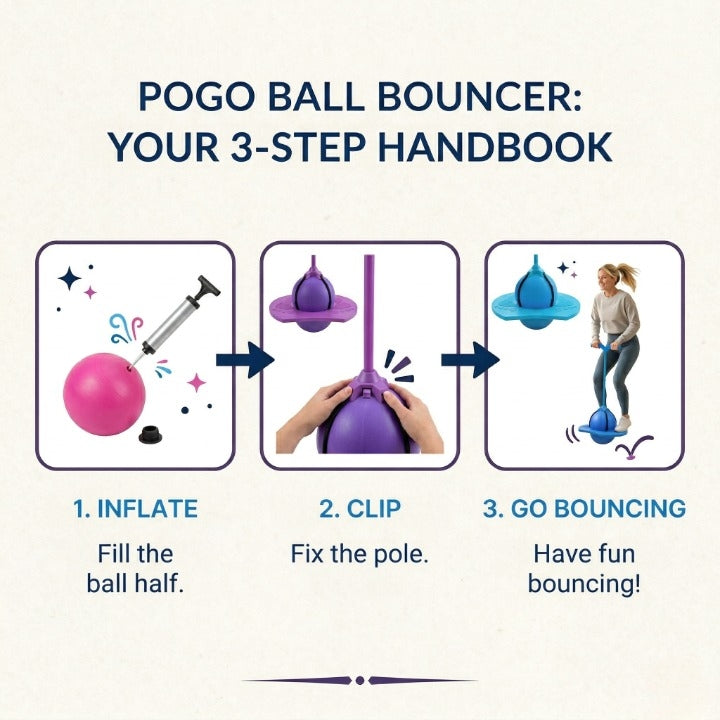 Balance Bounce Ball – Ideal for Adults and Kids – Coordination, Workout & Fun for Home Use