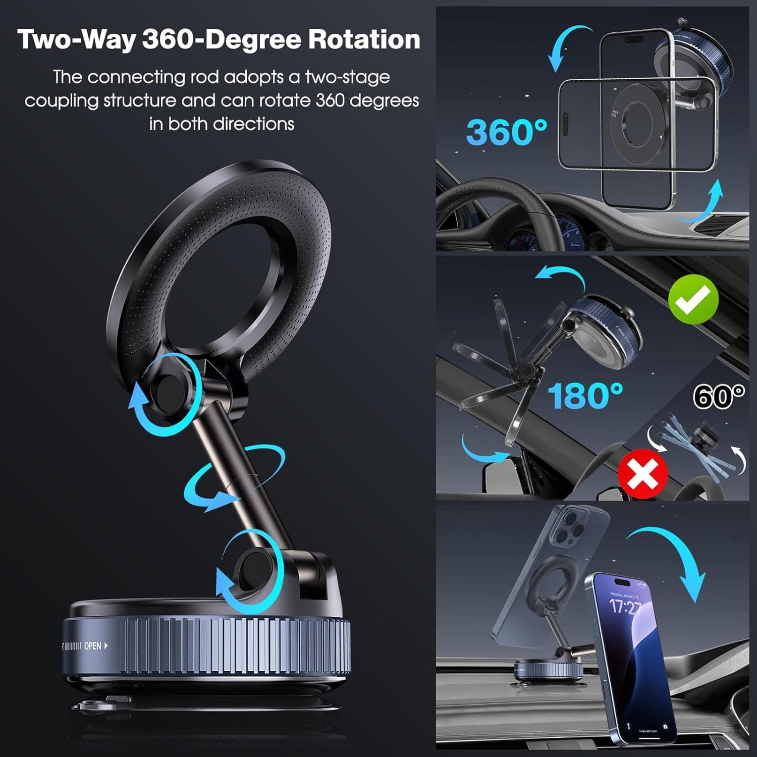 TitanHold™ — Unshakable Grip for Total Hands-Free Freedom
