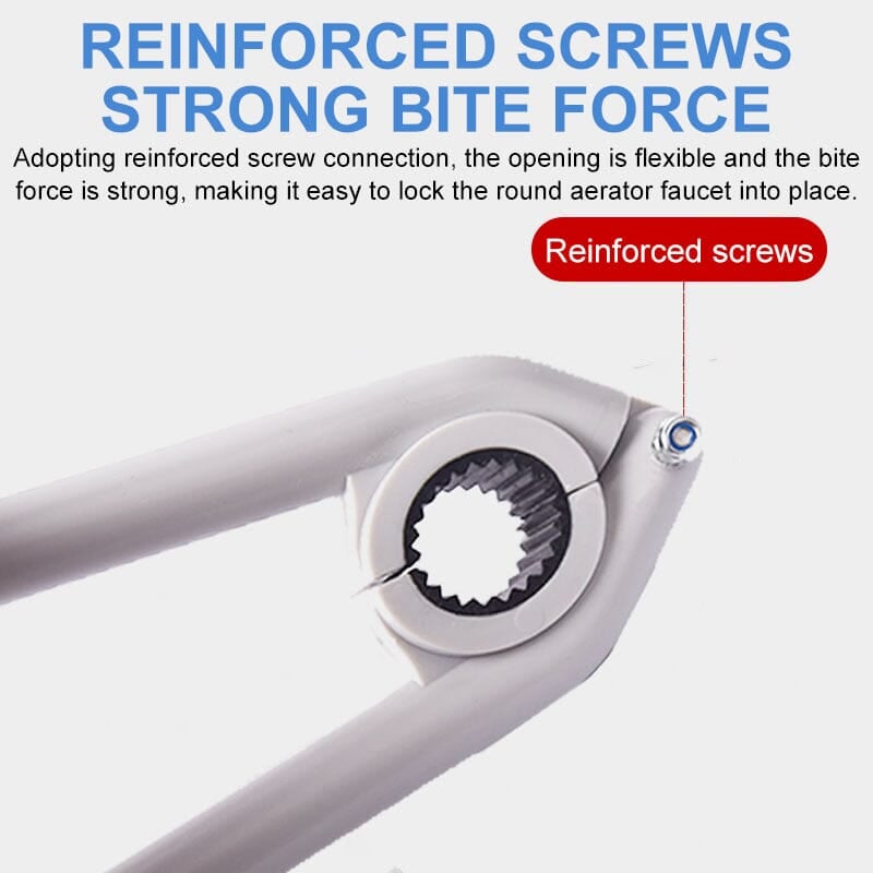 Aquamend™ Grip Wrench — Crush Stubborn Faucets Fast Without Scratches or Slips