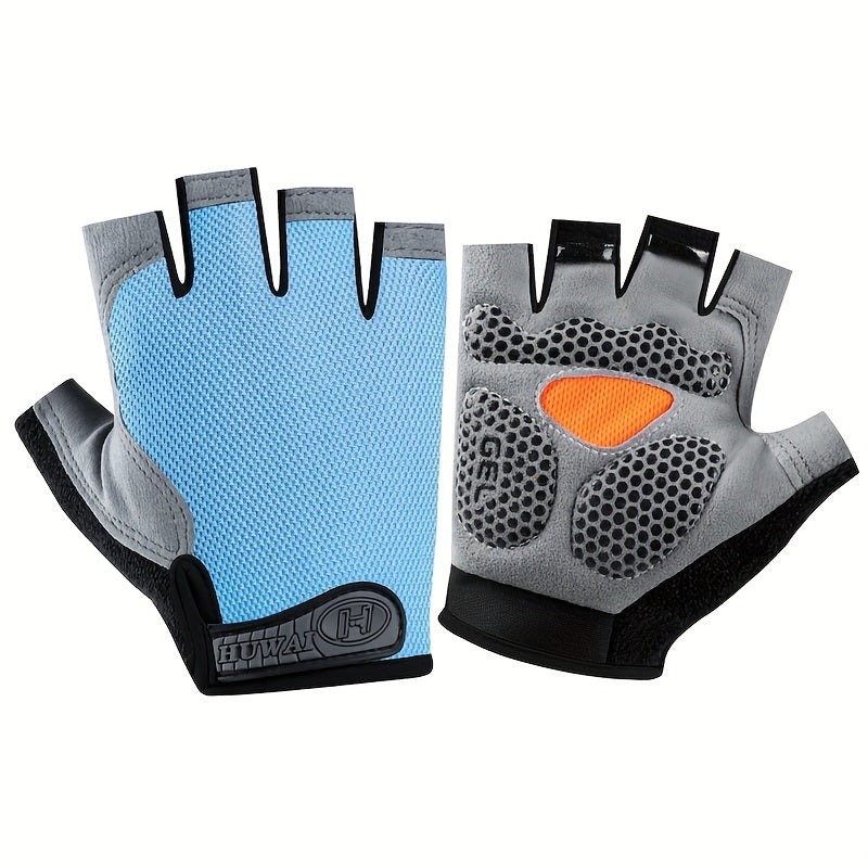 Versatile Outdoor Half Finger Gloves for Active Adventures