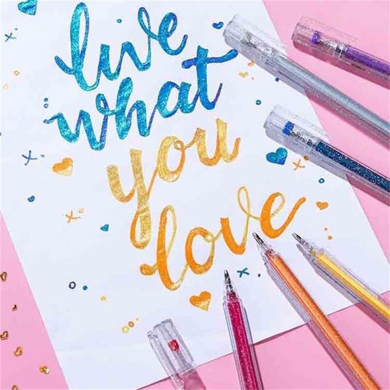LumaFlick™ Glitter Gel Pens — Ignite Your Creativity with Smudge-Proof Sparkle That Lasts