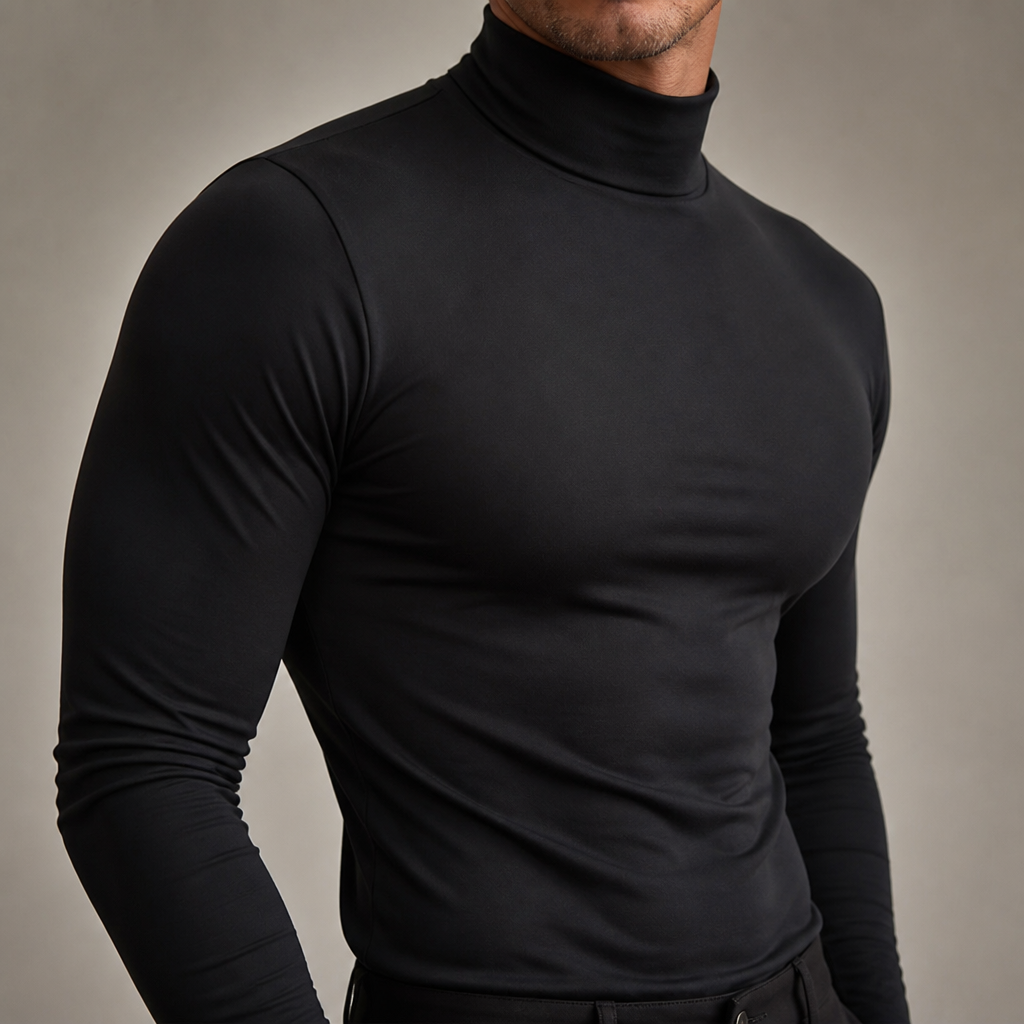 Marsilio™ – Men’s Sculpting Slim-Fit Mock Turtleneck