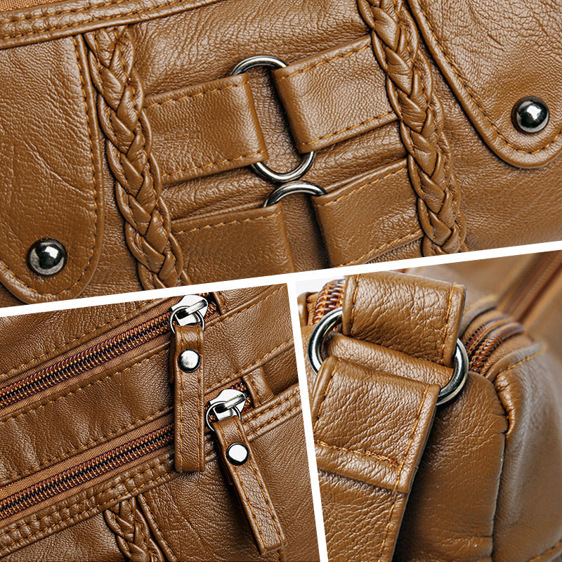 VeroLuxe™ Soft PU Leather Bag — Glide Through Your Day with Unshakable Style and Effortless Control