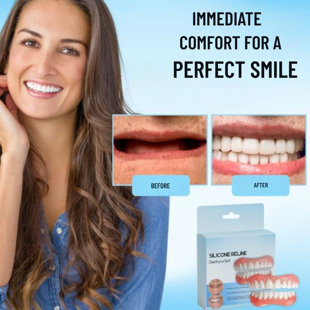 SilqGuard™ — Enjoy Every Smile with a Secure, Pain-Free Denture Fit That Feels Like Magic