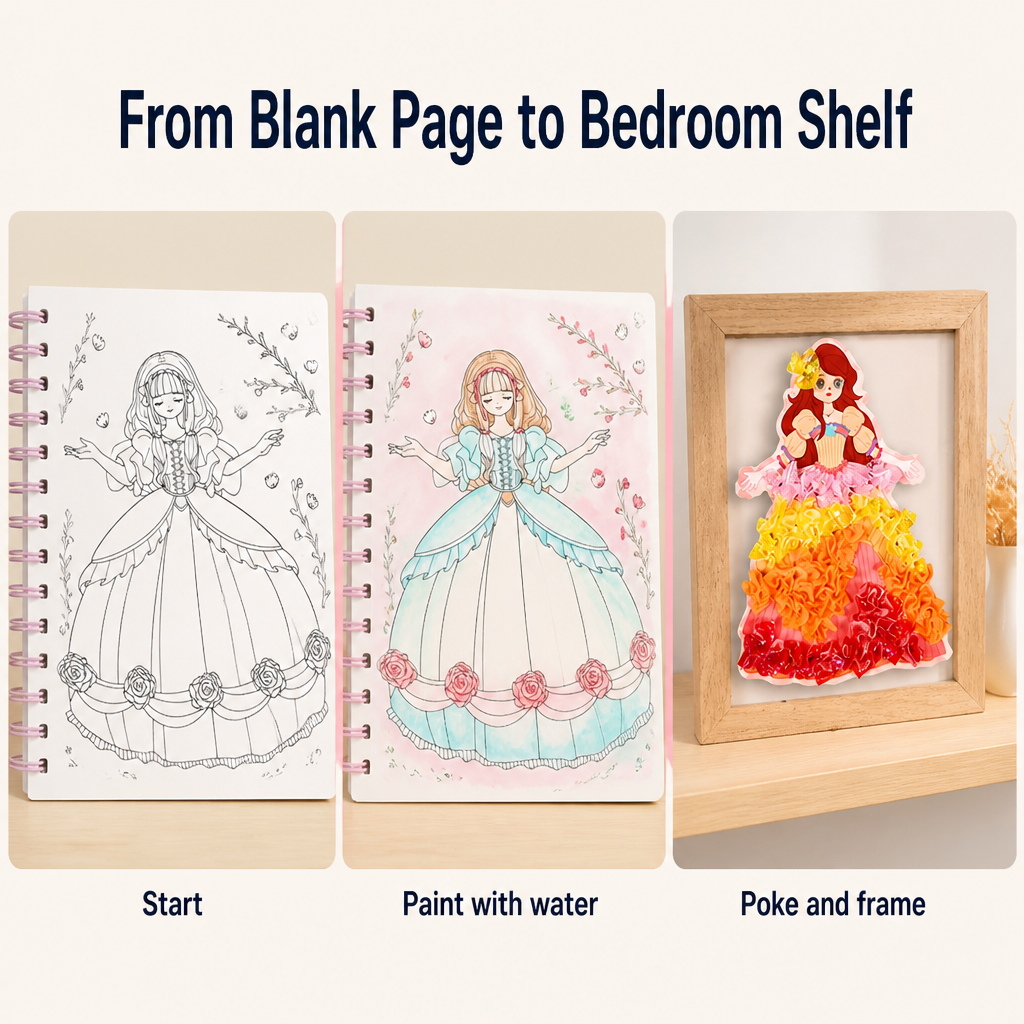 FashionFable™ — Paint, Pin, and Frame the Princess She’ll Truly Complete