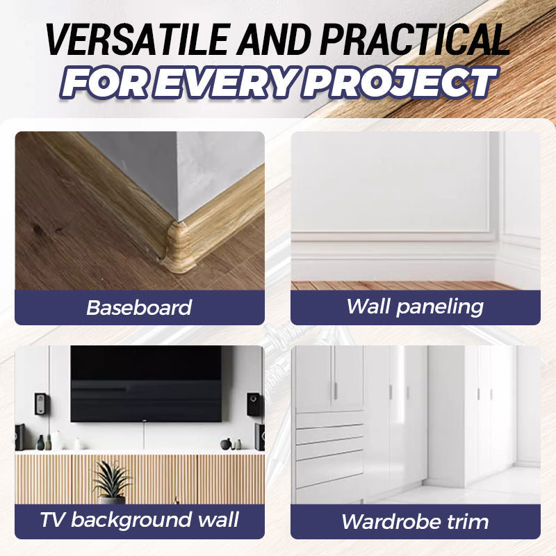 GlideHold™ Nails — Snap Perfect Baseboards Instantly with Unshakable Strength