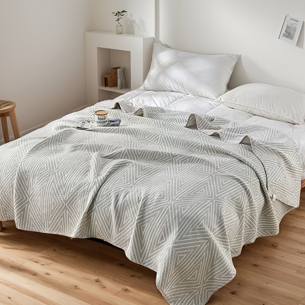 Breezy Blossom – Lightweight Floral Comfort Blanket
