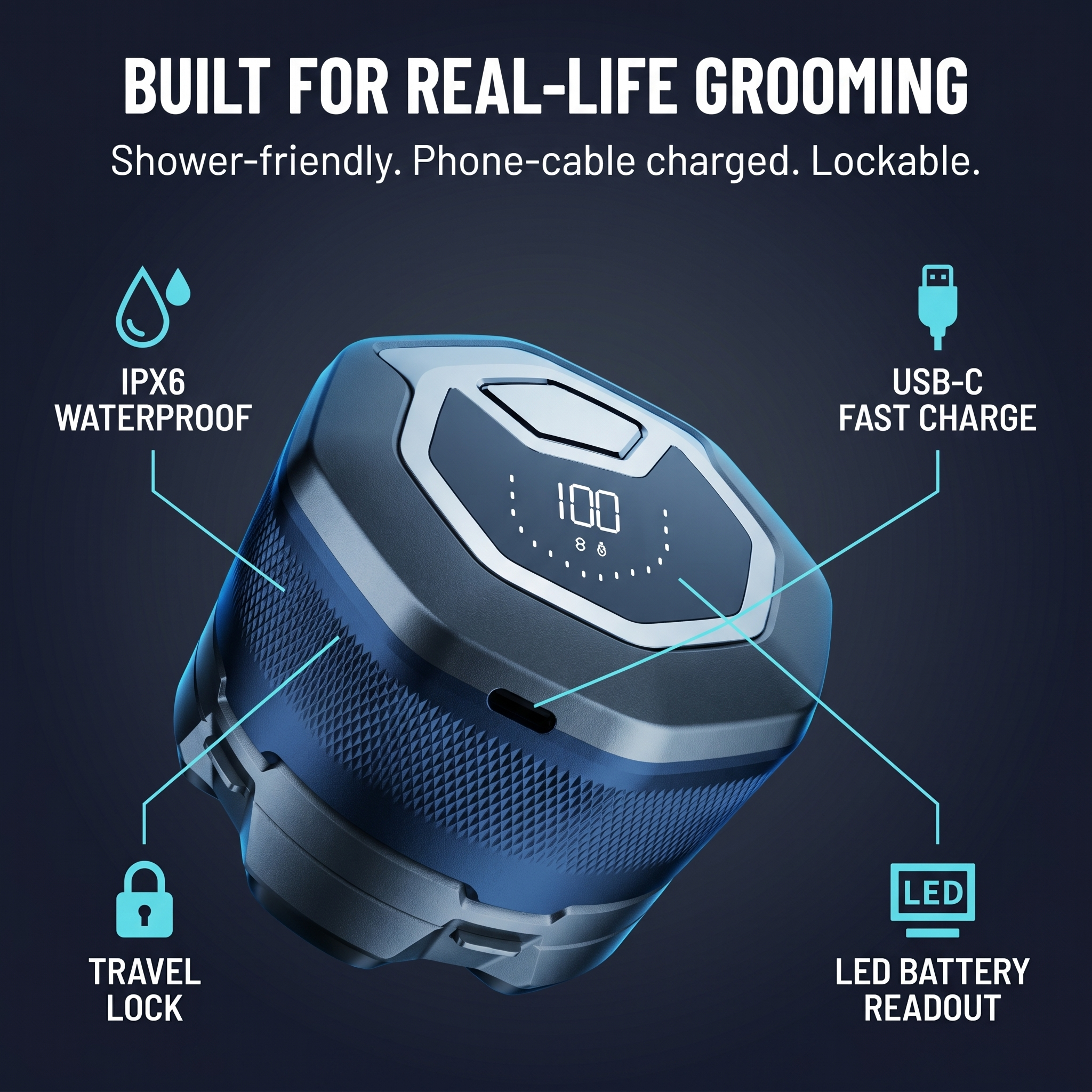 ApexGlide™ — Get a Completely Smooth Head Shave in Less Than 3 Minutes