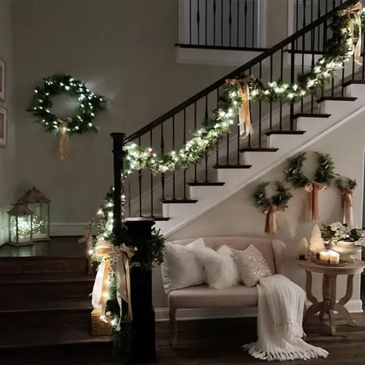 LED Holiday Tree String Lights – Vibrant & Stable Christmas Decor Illumination