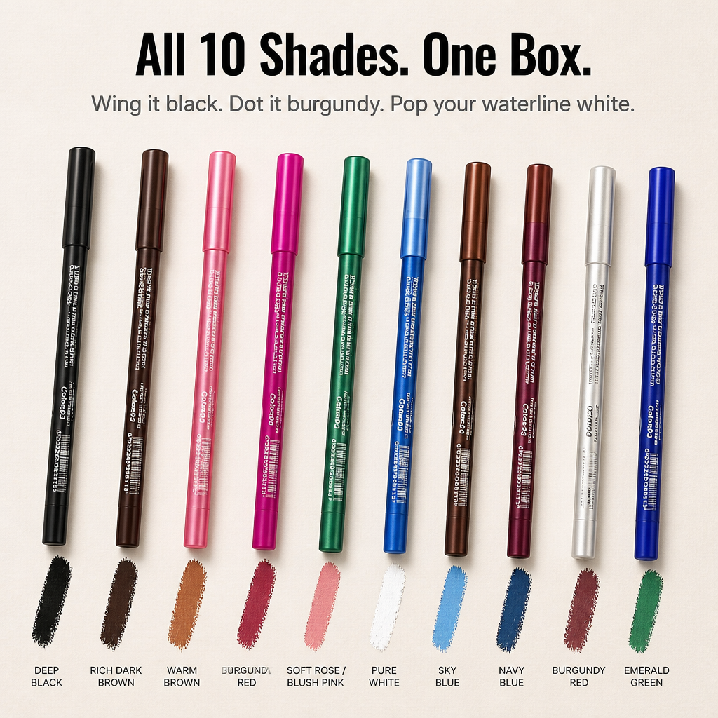 VexaLuxe™ — Create 10 Styles Using One Box of Silky Gel Liners