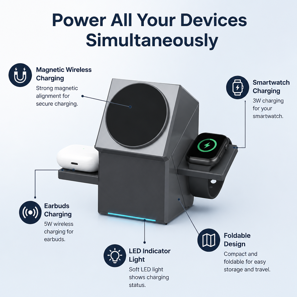 VoltaraSync™ — Power Every Device Fast and Hassle-Free, Wherever Life Takes You
